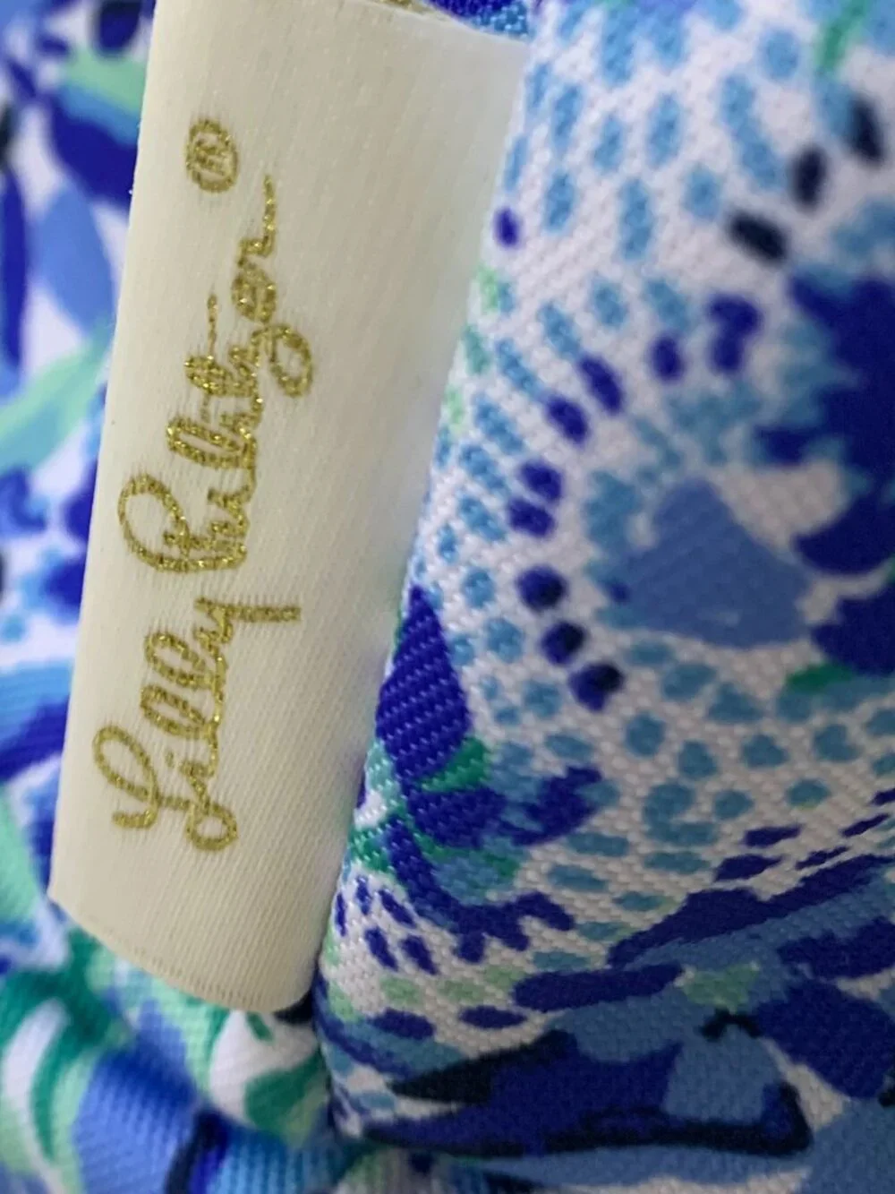 Lilly Pulitzer Insulated Cooler Wine Carrier Bag Blue NWT